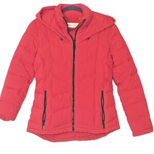 Calvin Klein Girls Red Puffer Coat Sz S 7/8